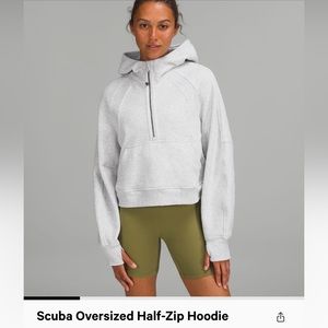 Lululemon Scuba Oversized Half Zip Hoodie